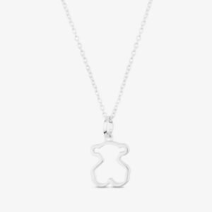 Collar Osito Galaxy de plata 925