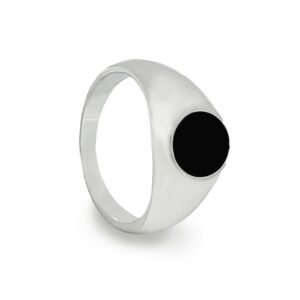 Anillo de plata con ónix