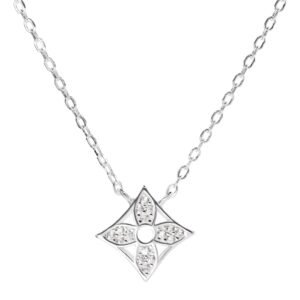 Collar Flor de Circonias
