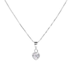 Collar Corazón de Plata