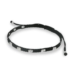 Pulsera Macramé Calaveras